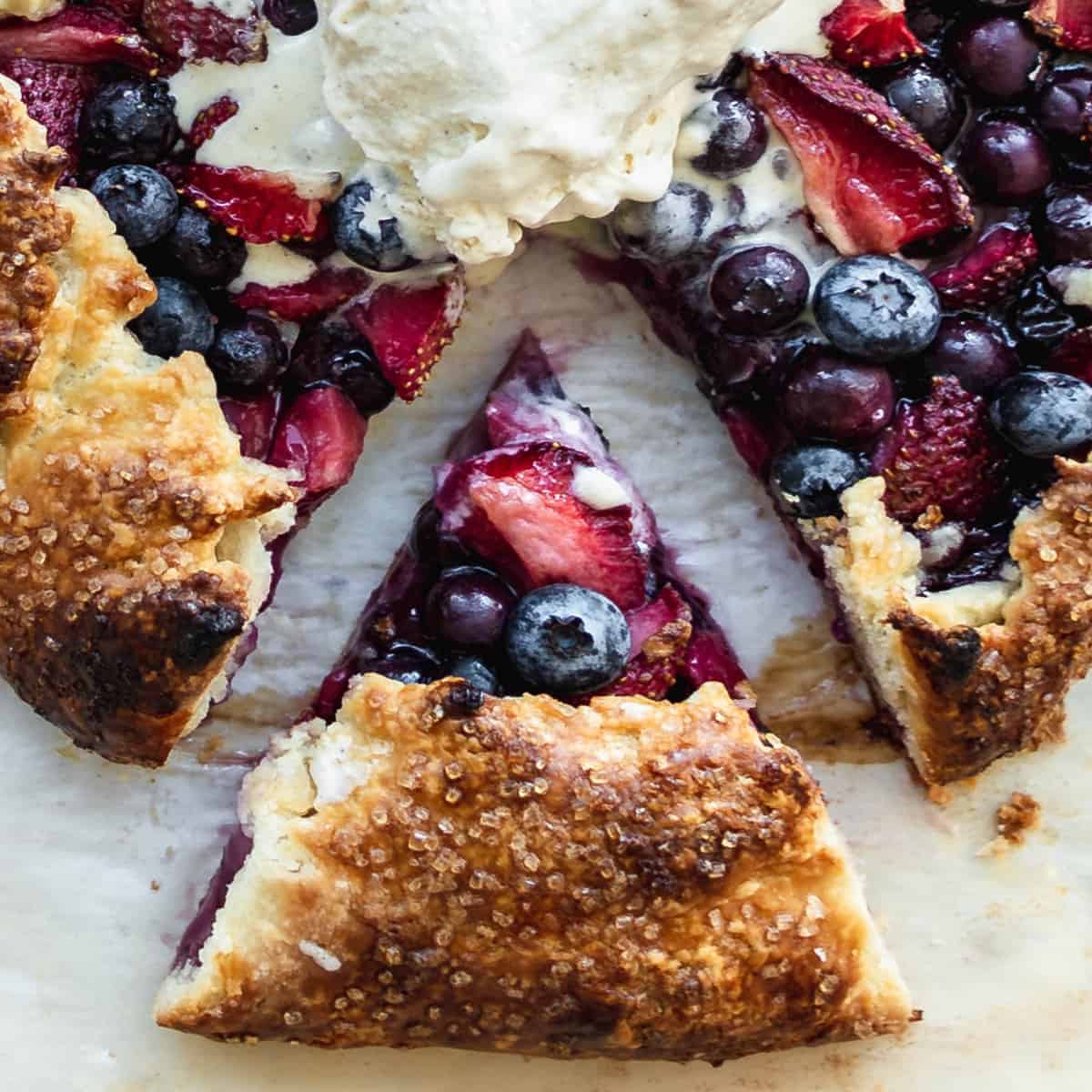 Blueberry Strawberry Pie Quick 20 min Prep Time Chopnotch