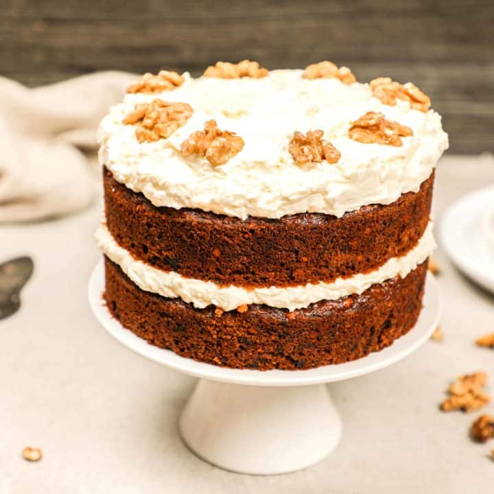 Carrot Cake with Raisins Simple 20 min Prep Chopnotch