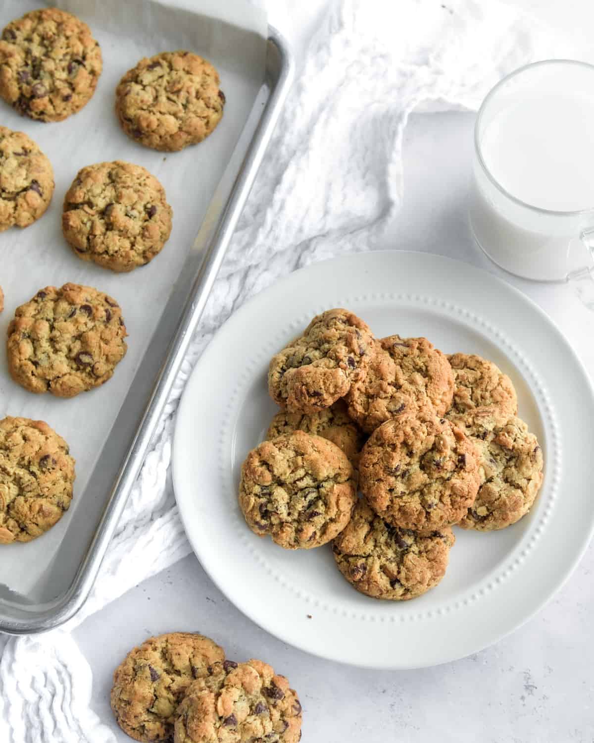 Almond Flour Oatmeal Cookies with Chocolate Chips Chopnotch